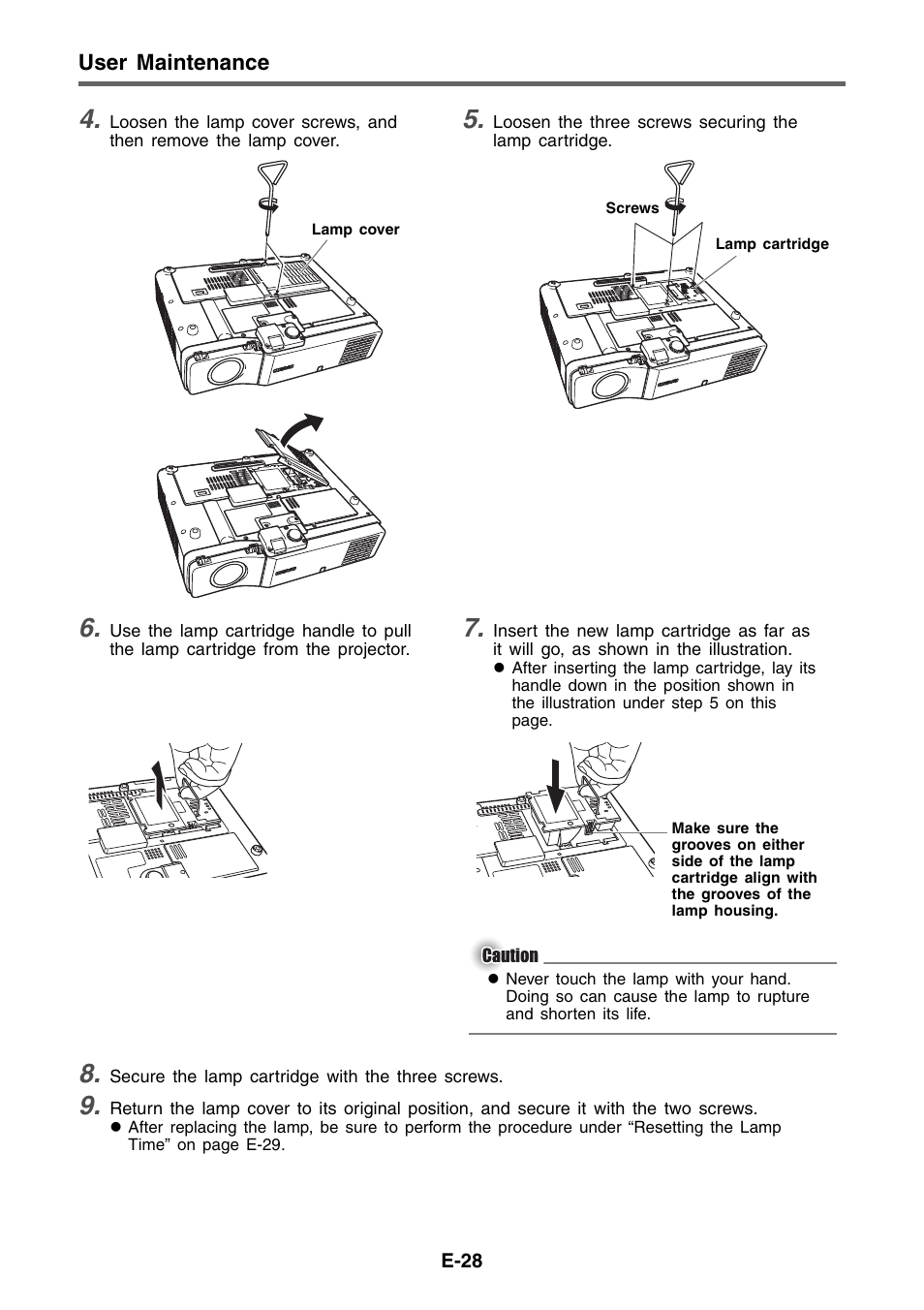 Casio XJ-460 Basic Operations User Manual | Page 28 / 32