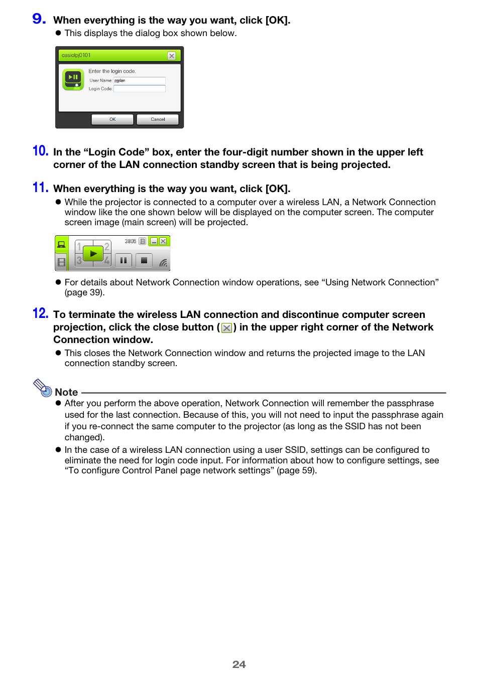 Casio XJ-UT310WN Network Function Guide User Manual | Page 24 / 79