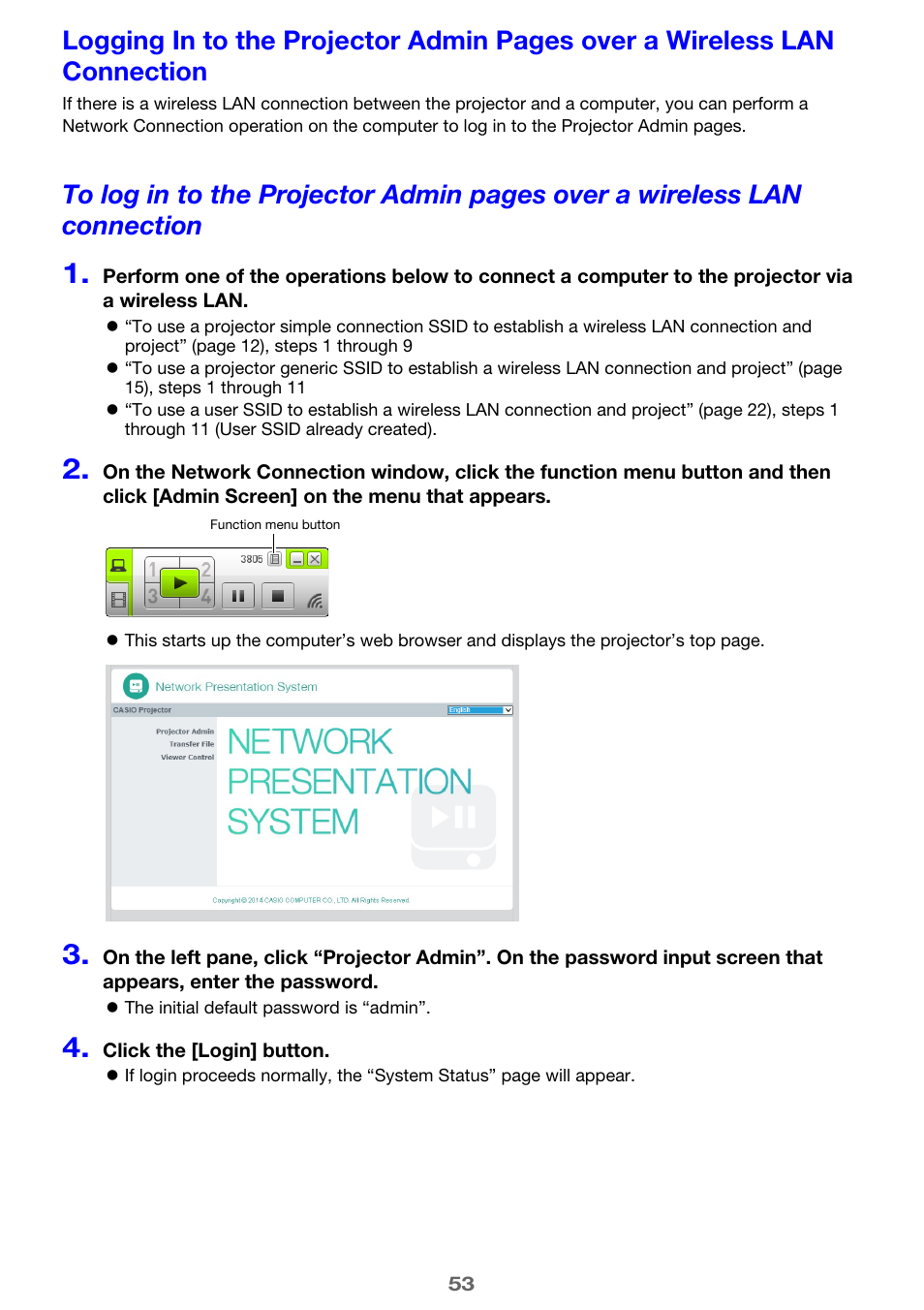 Casio XJ-UT310WN Network Function Guide User Manual | Page 53 / 79