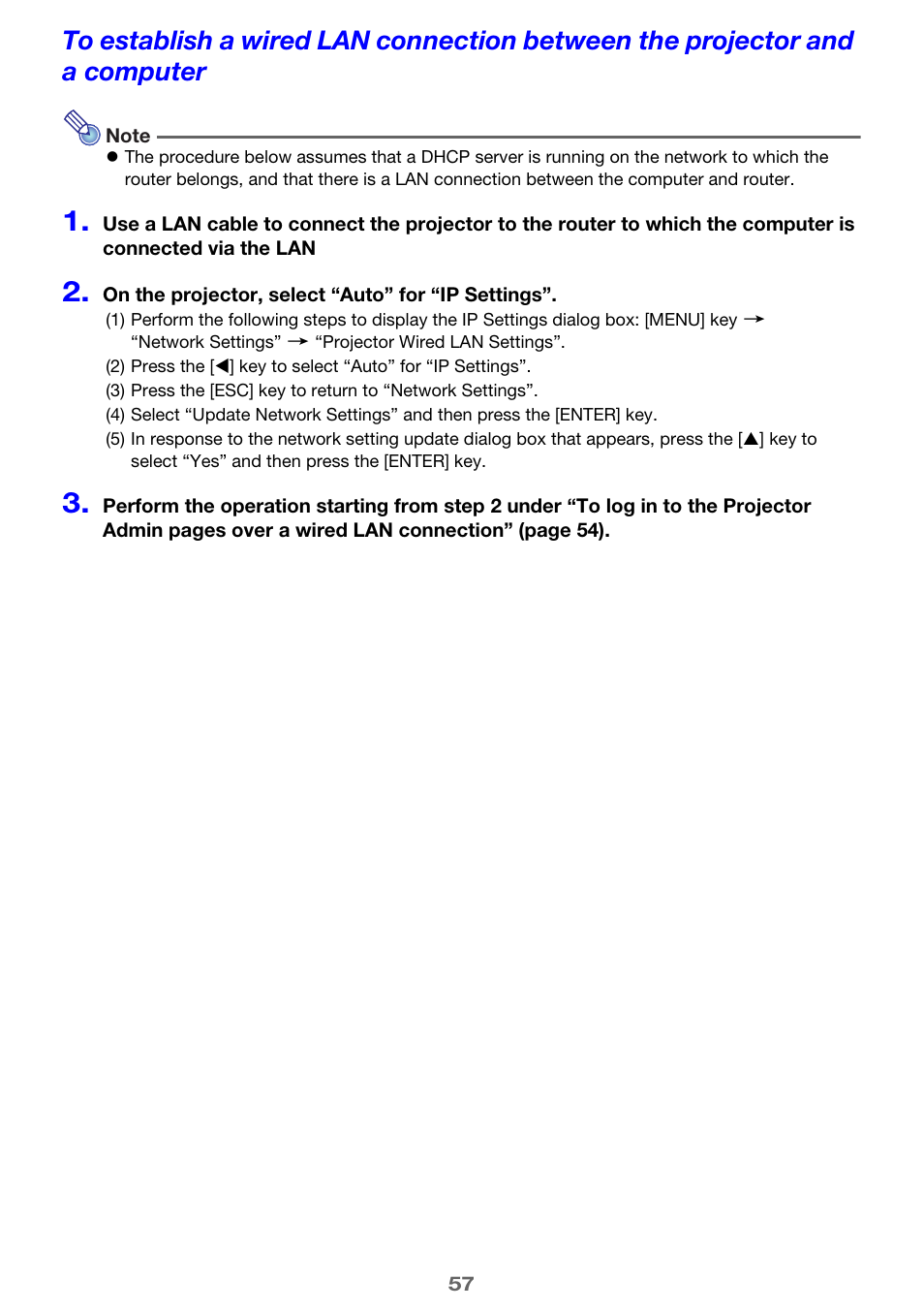 Casio XJ-UT310WN Network Function Guide User Manual | Page 57 / 79