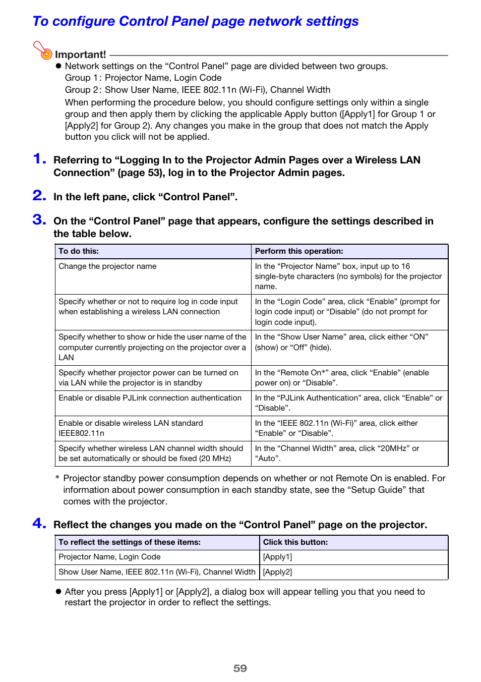 E 59) | Casio XJ-UT310WN Network Function Guide User Manual | Page 59 / 79