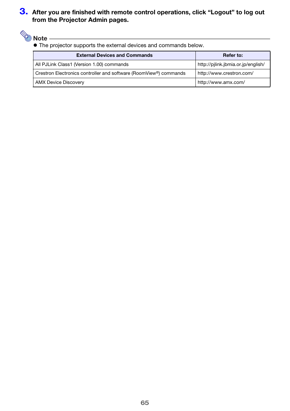 Casio XJ-UT310WN Network Function Guide User Manual | Page 65 / 79