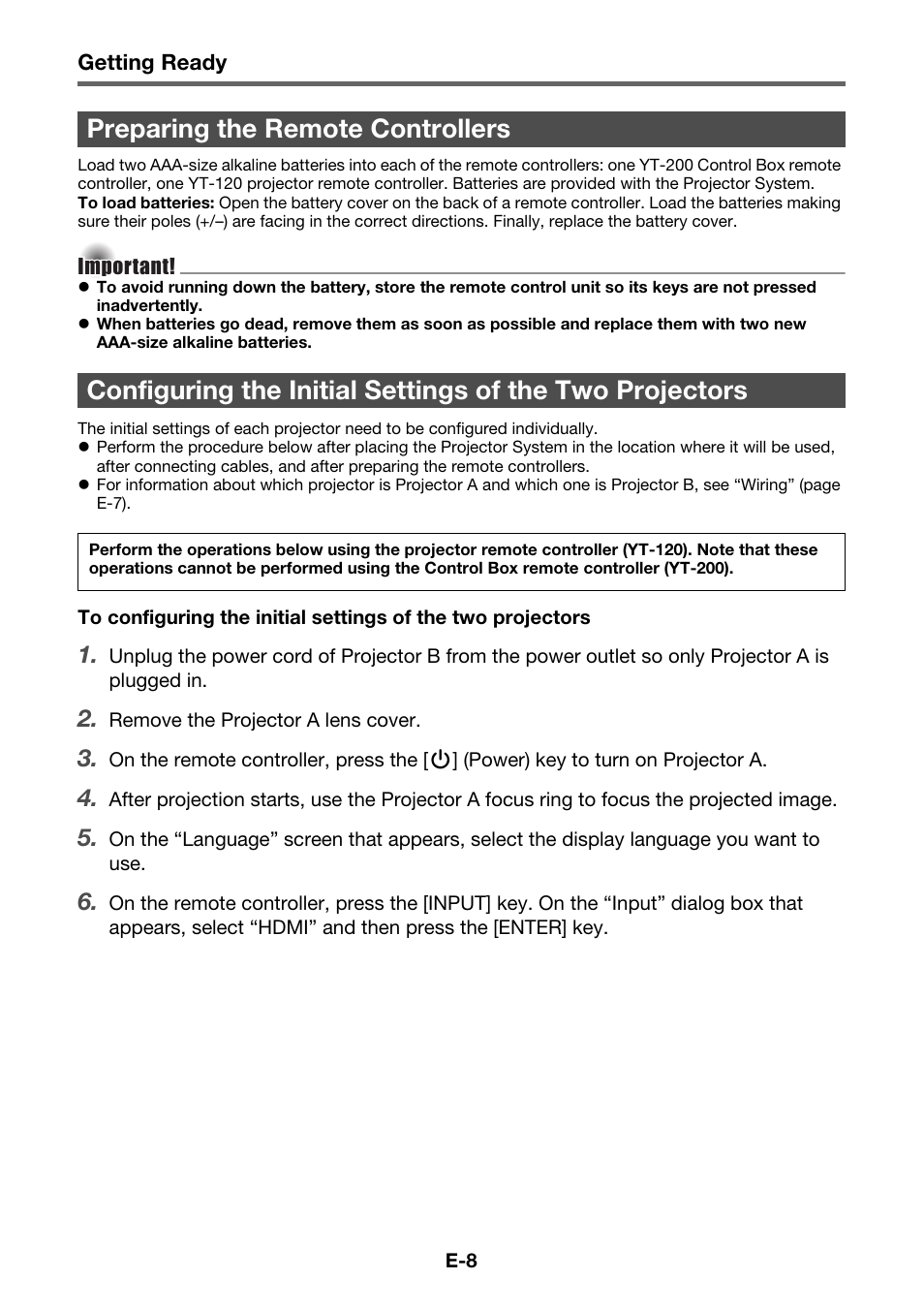 Configuring the initial settings of | Casio XJ-SK600 User Manual | Page 9 / 19