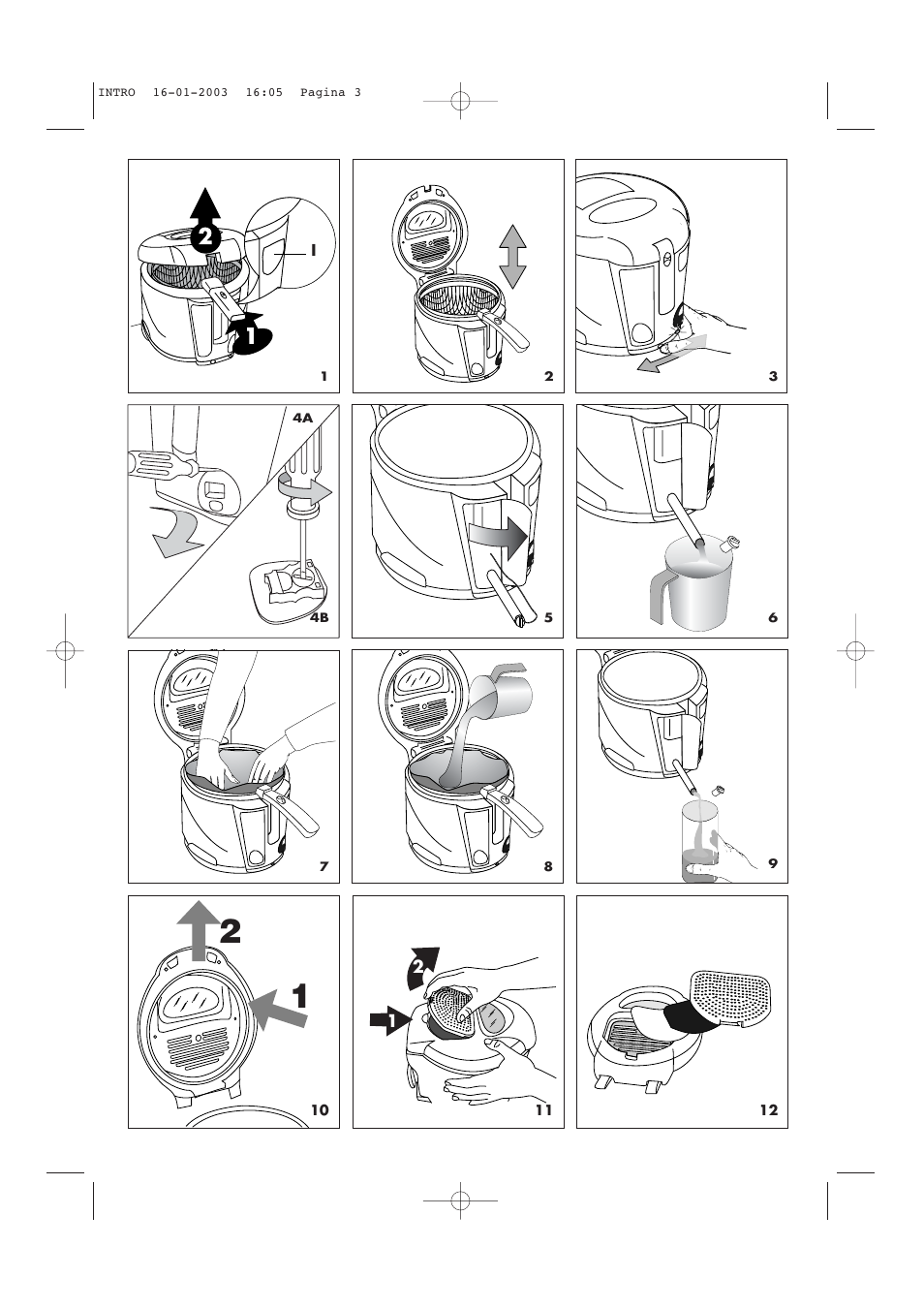 DeLonghi Electric Deep Fryer User Manual | Page 3 / 31