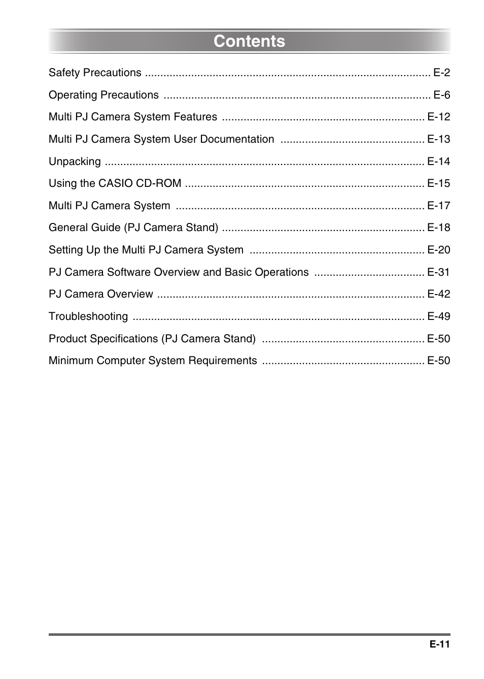 Casio YC-430 User Manual | Page 11 / 50