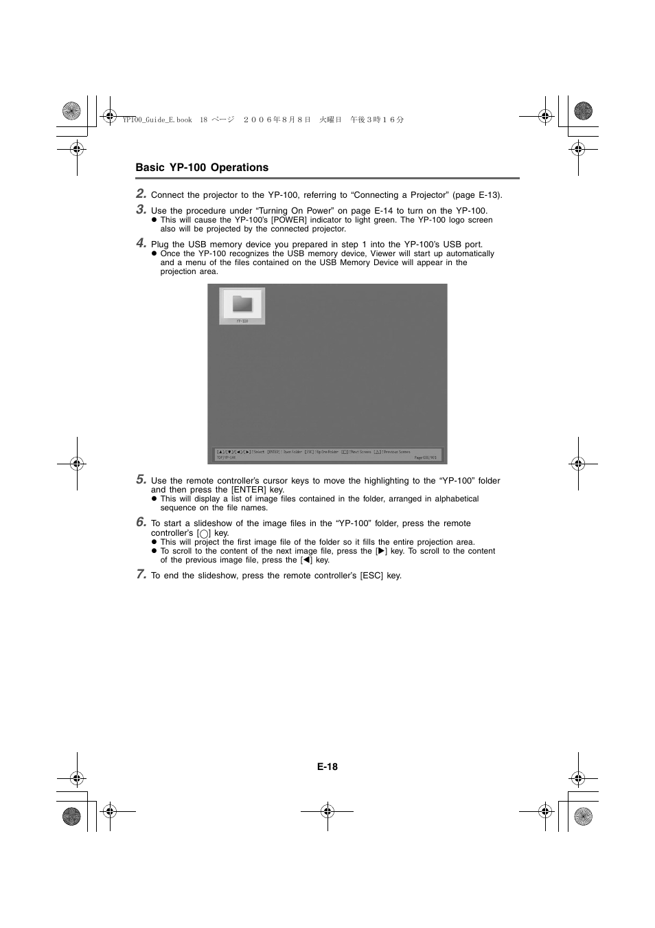 Casio YP-100 Getting Started User Manual | Page 18 / 22