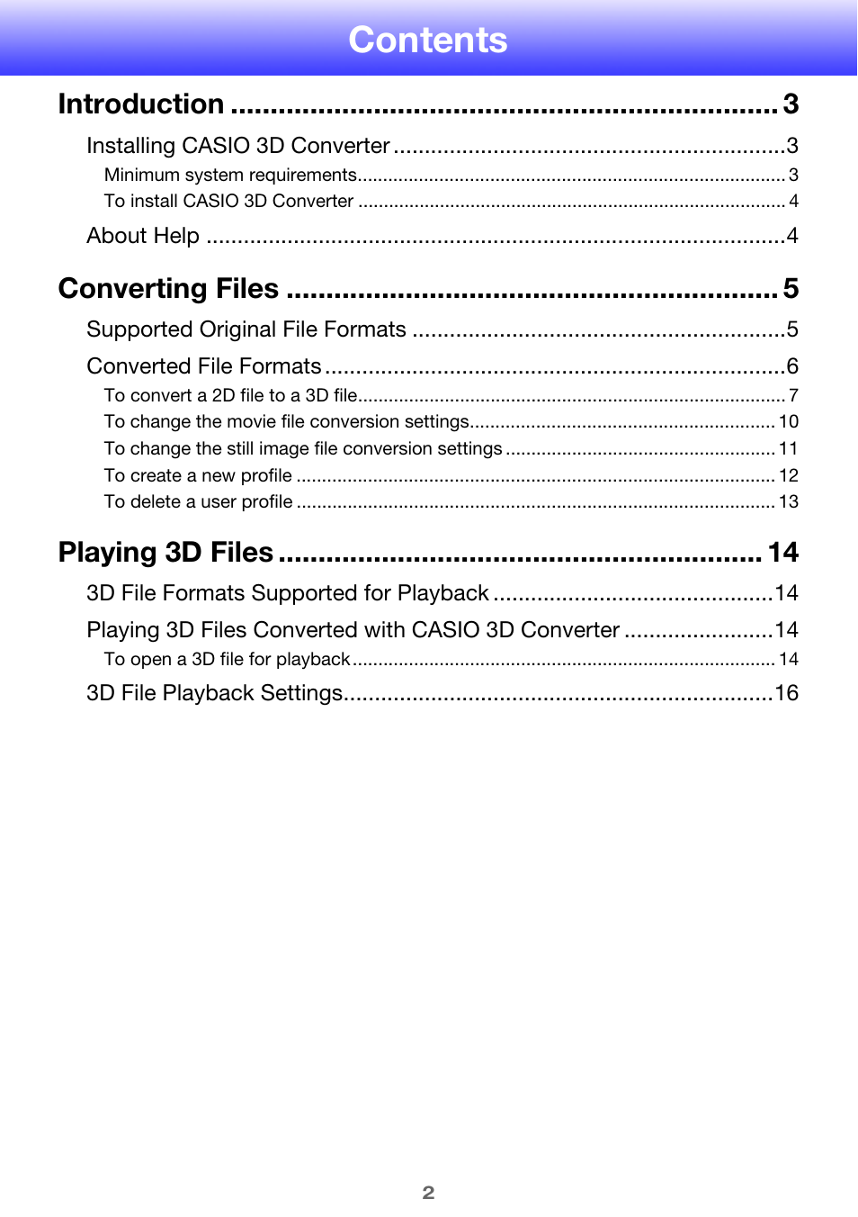 Casio YA-D30 User Guide User Manual | Page 2 / 17