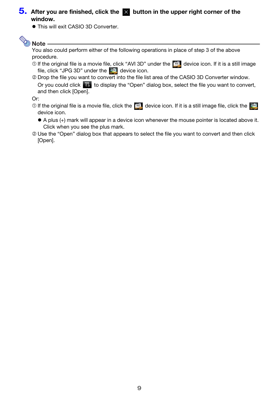 Casio YA-D30 User Guide User Manual | Page 9 / 17