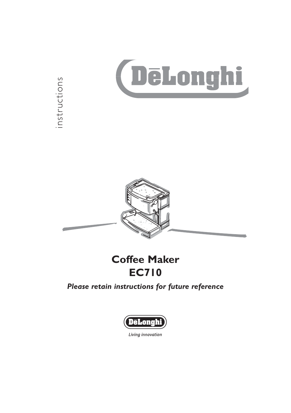 DeLonghi EC710 User Manual | 15 pages