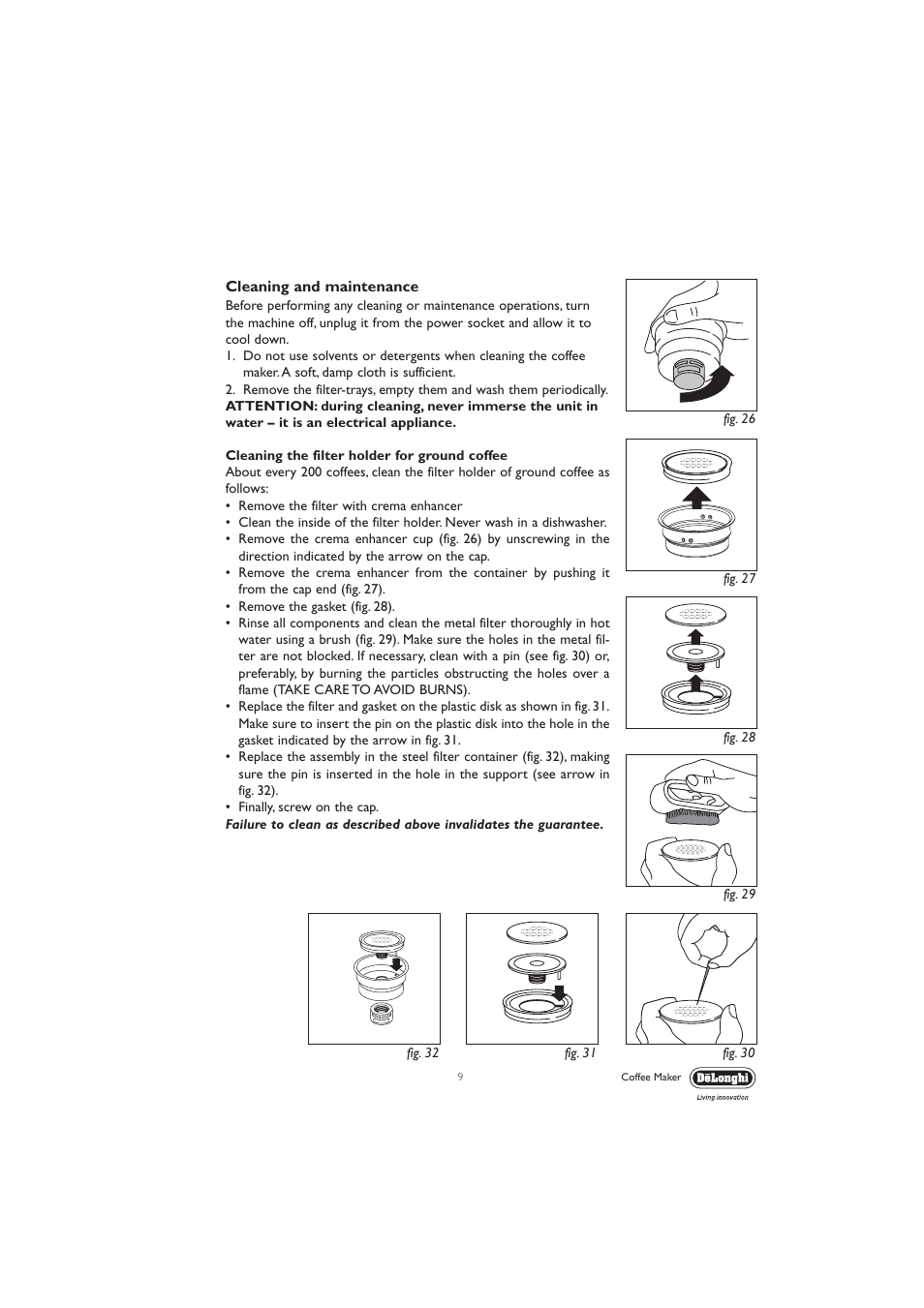 DeLonghi EC710 User Manual | Page 9 / 15