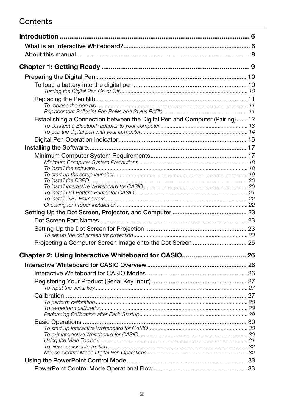 Casio YA-W72M User Guide User Manual | Page 2 / 89