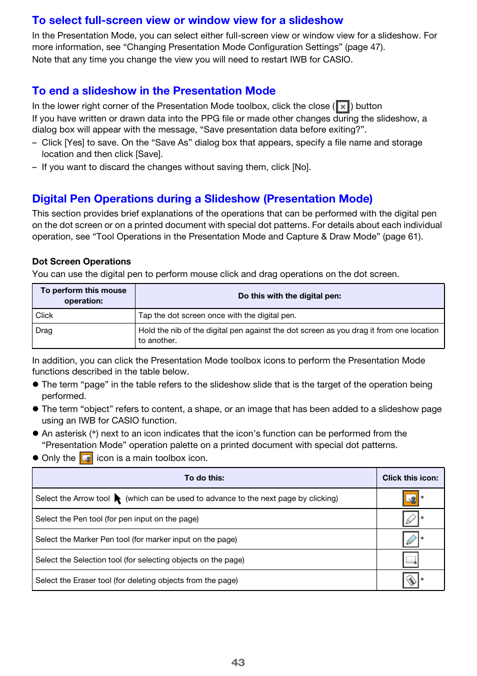 Casio YA-W72M User Guide User Manual | Page 43 / 89