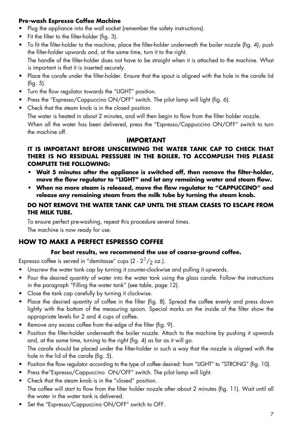 DeLonghi BCO100 User Manual | Page 7 / 15