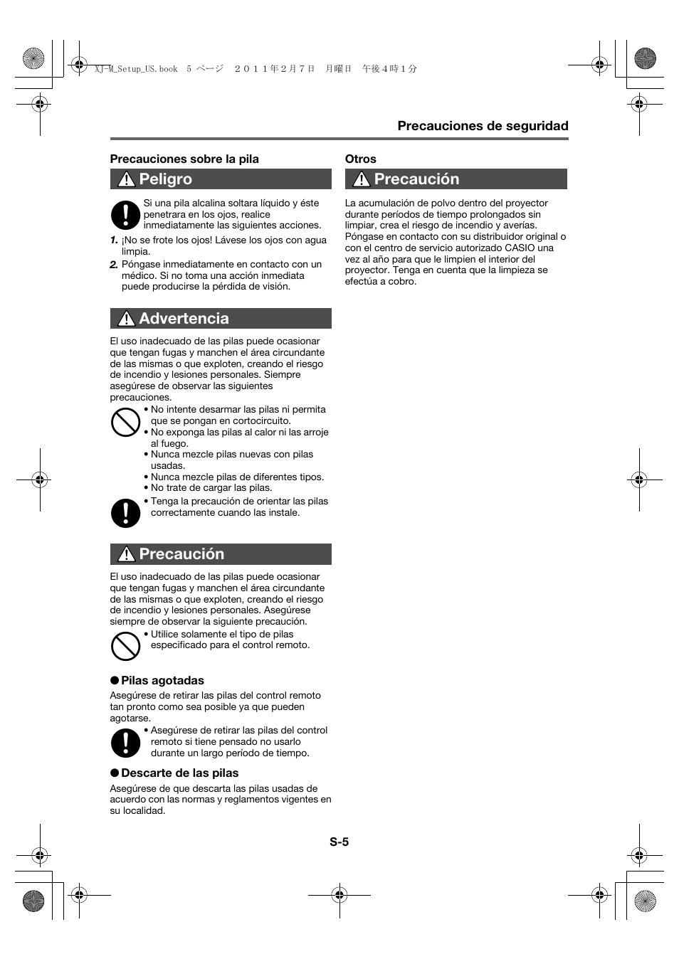 Casio XJ-M140 (A9****) Fonctionnement de base User Manual | Page 51 / 72