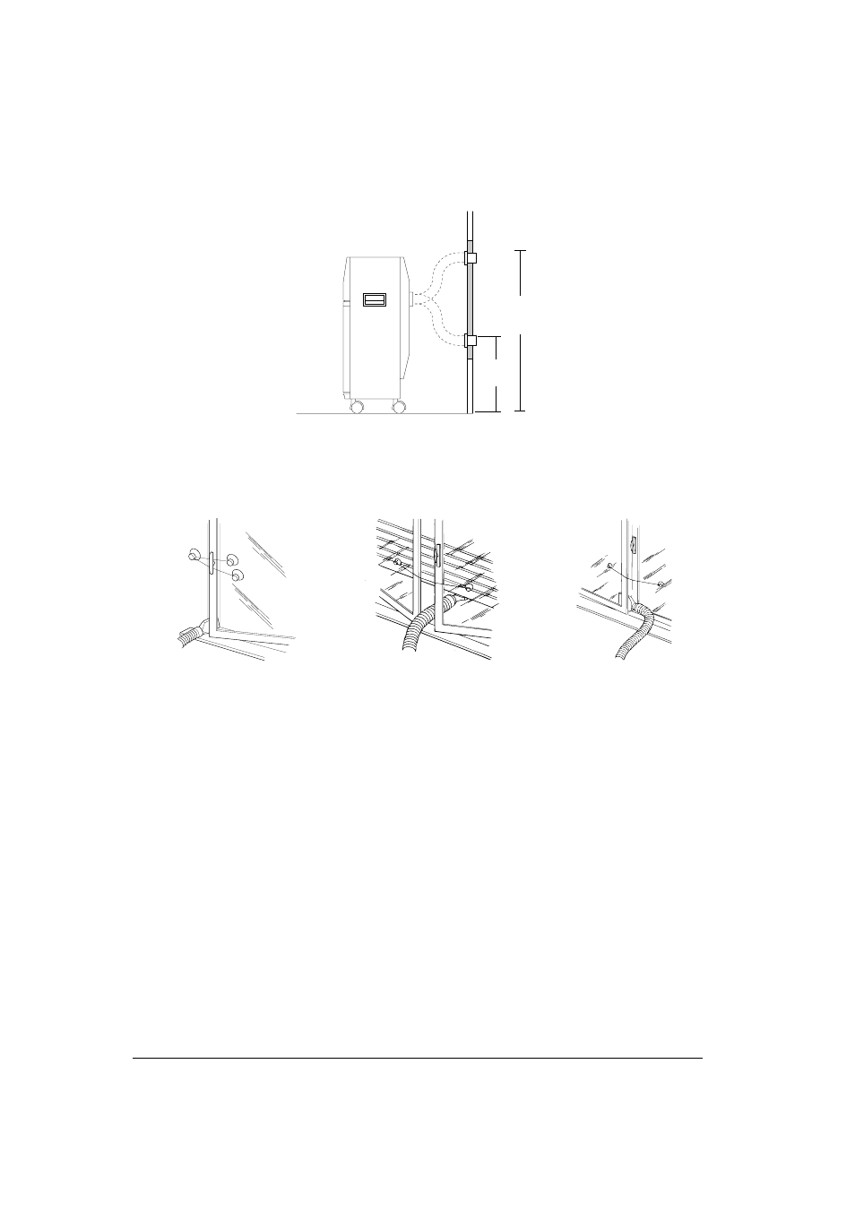 Installation for heating function (model ct300h), Electrical connections | DeLonghi CT300H User Manual | Page 7 / 17