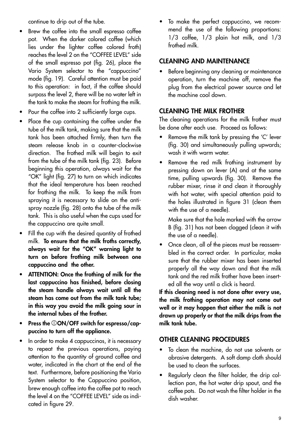 DeLonghi BCO110 User Manual | Page 9 / 13