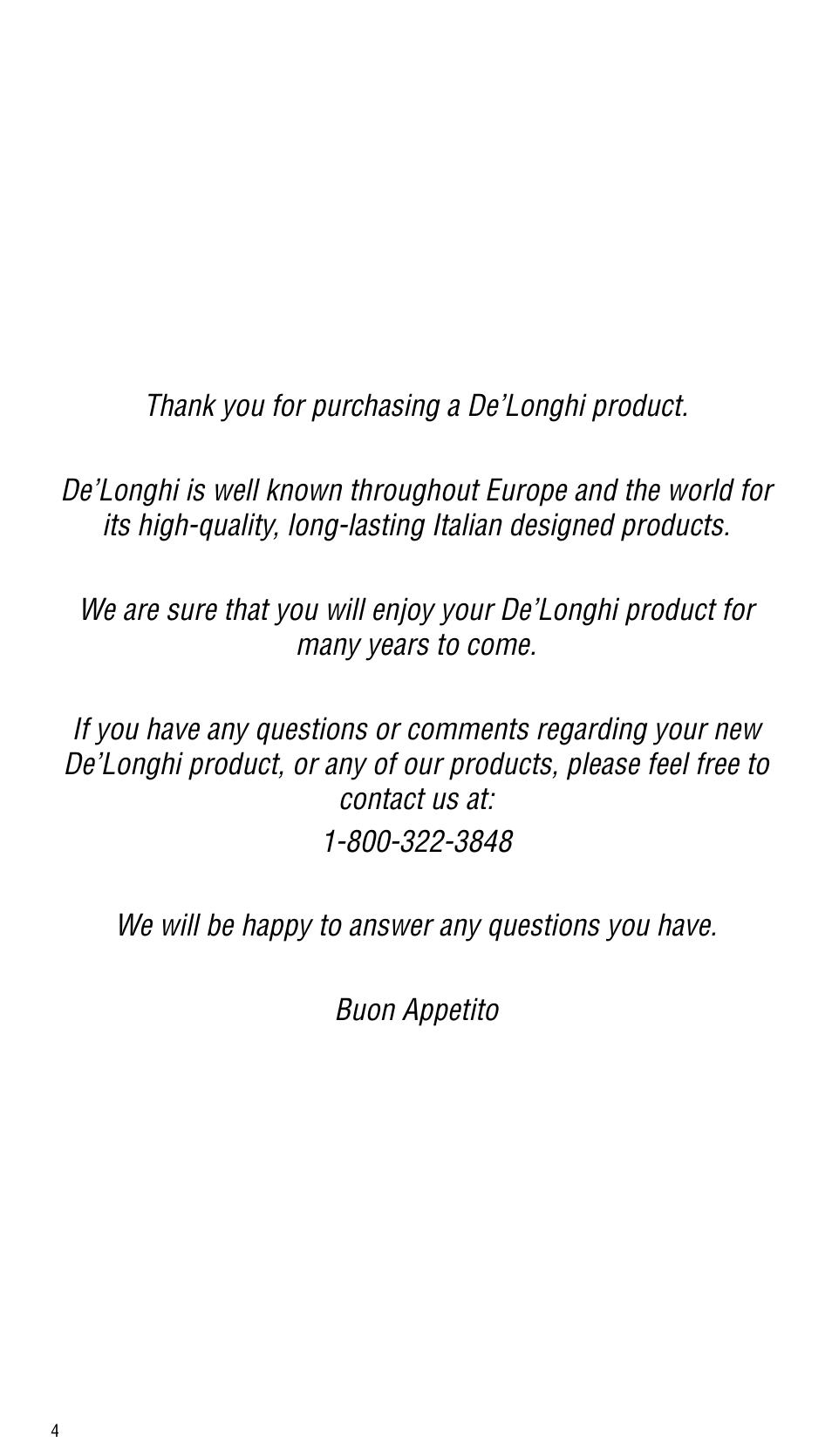 DeLonghi CGH800 User Manual | Page 4 / 10