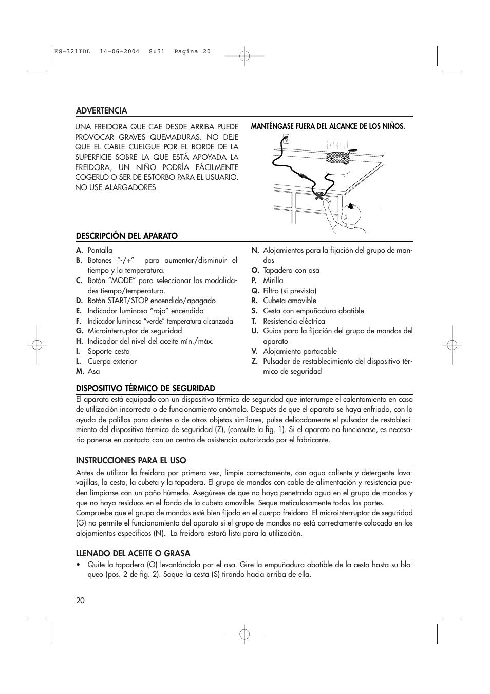 DeLonghi D14427DZ User Manual | Page 20 / 34