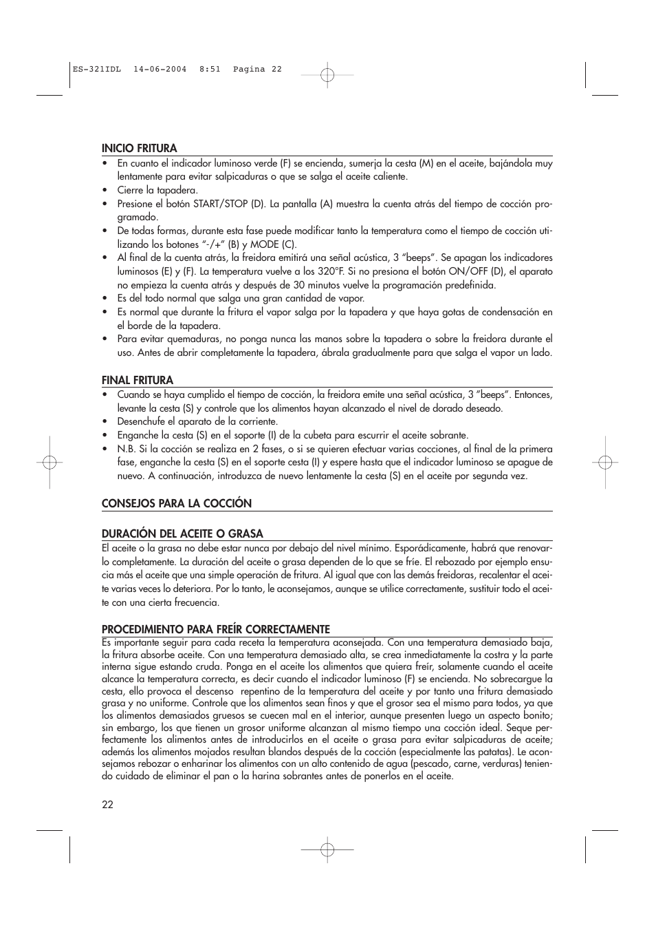 DeLonghi D14427DZ User Manual | Page 22 / 34