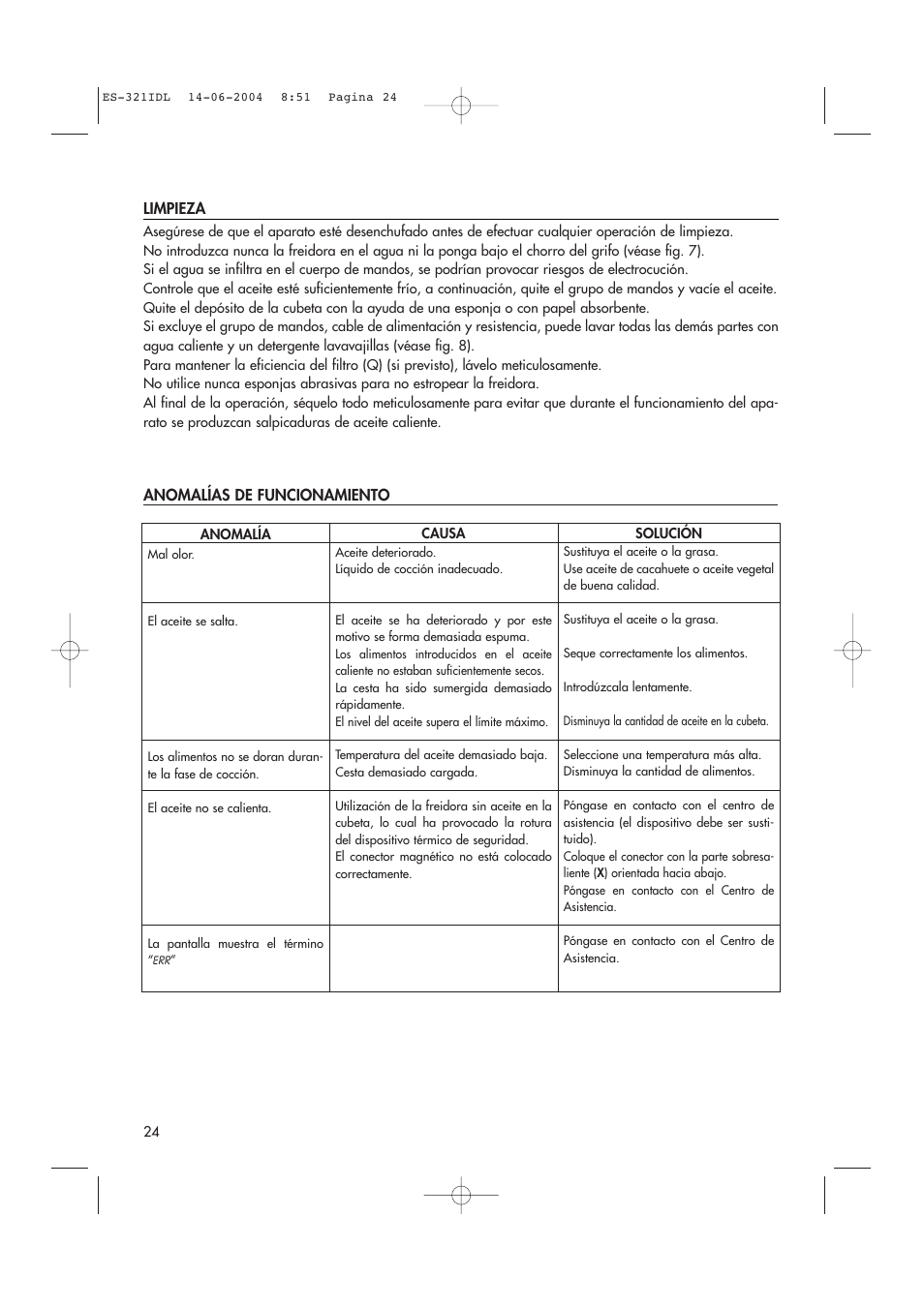 DeLonghi D14427DZ User Manual | Page 24 / 34