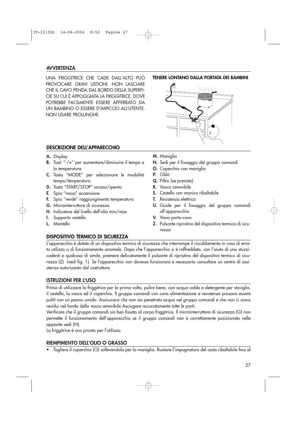 DeLonghi D14427DZ User Manual | Page 27 / 34