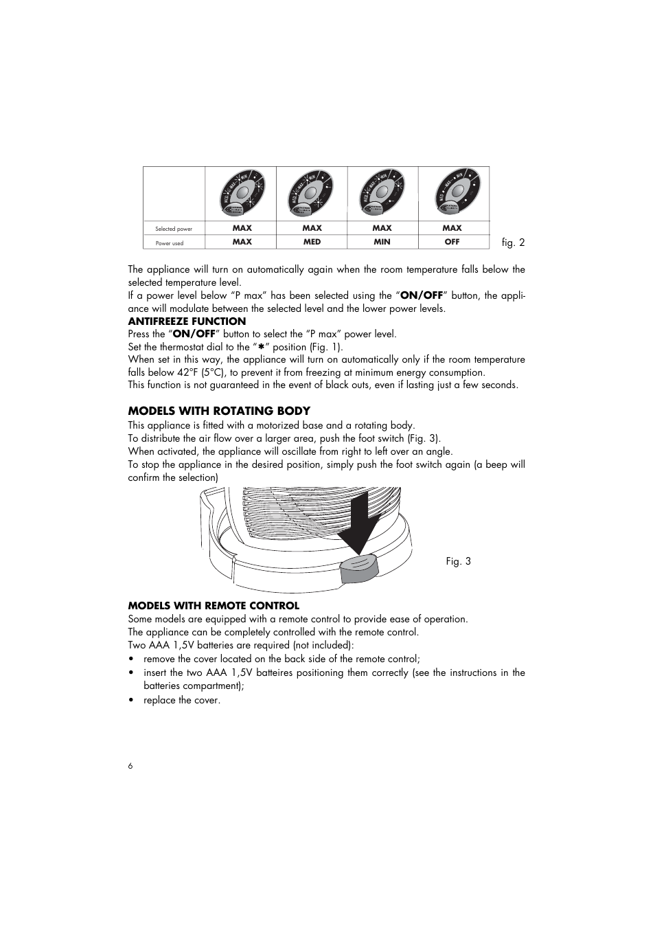 DeLonghi DFH550R User Manual | Page 6 / 8