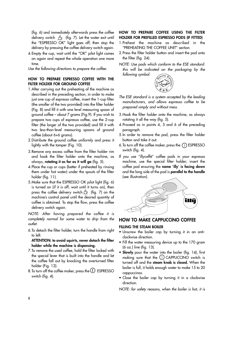 DeLonghi BAR50 User Manual | Page 8 / 12