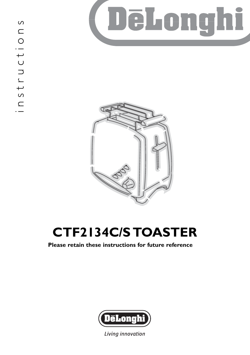 DeLonghi CTF2134C/S User Manual | 8 pages