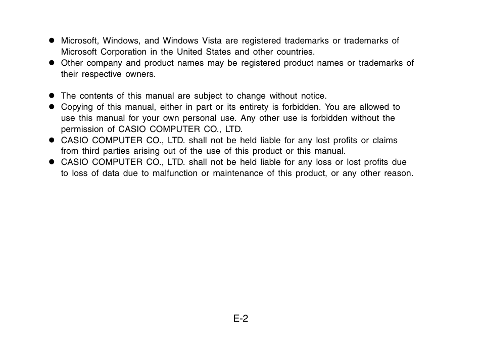 Casio YW-2L Basic Operations User Manual | Page 4 / 19