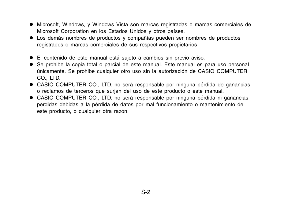 Casio YW-2L Operaciones básicas User Manual | Page 4 / 17