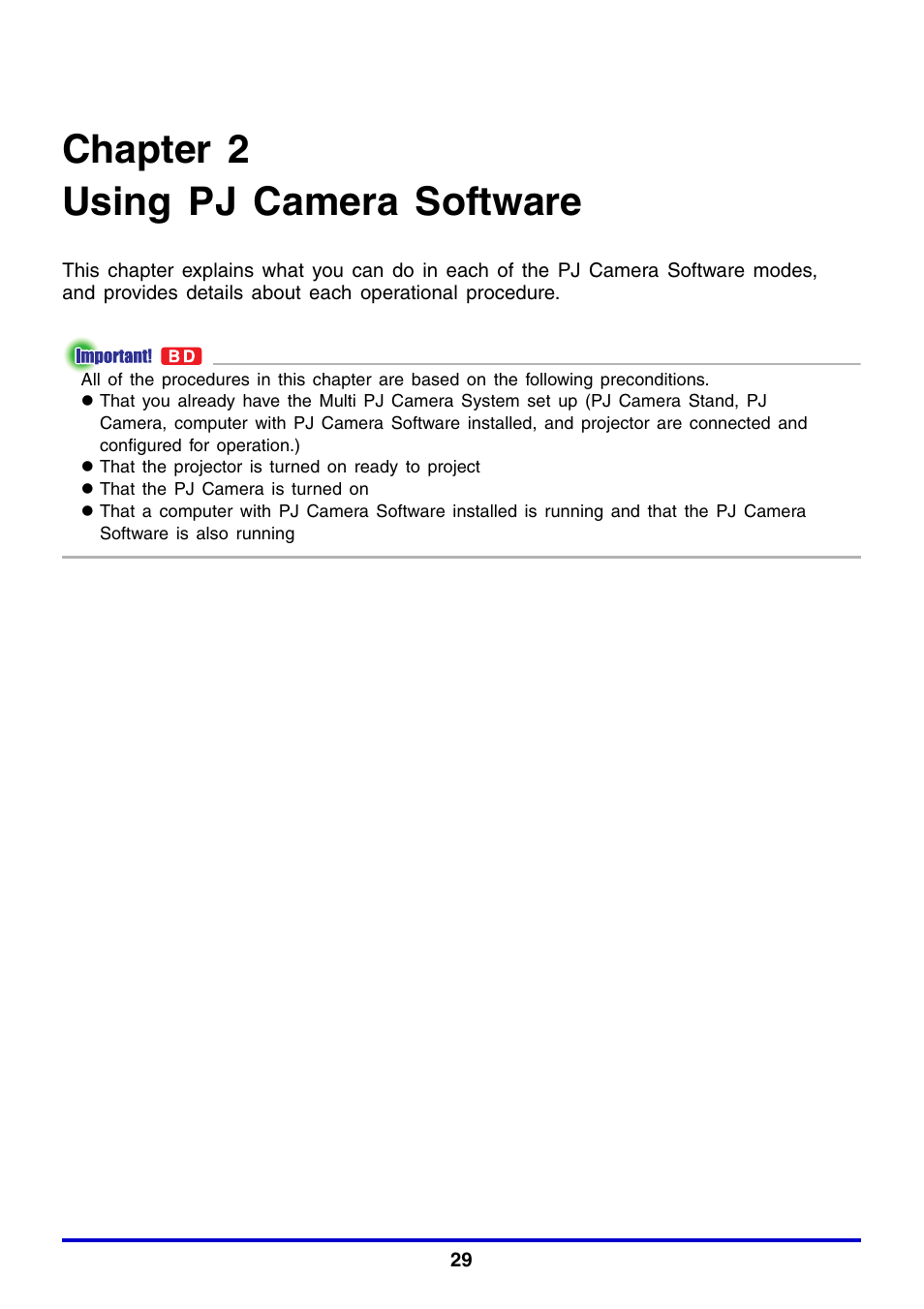 Chapter 2 using pj camera software | Casio YC-430 User Manual | Page 29 / 146