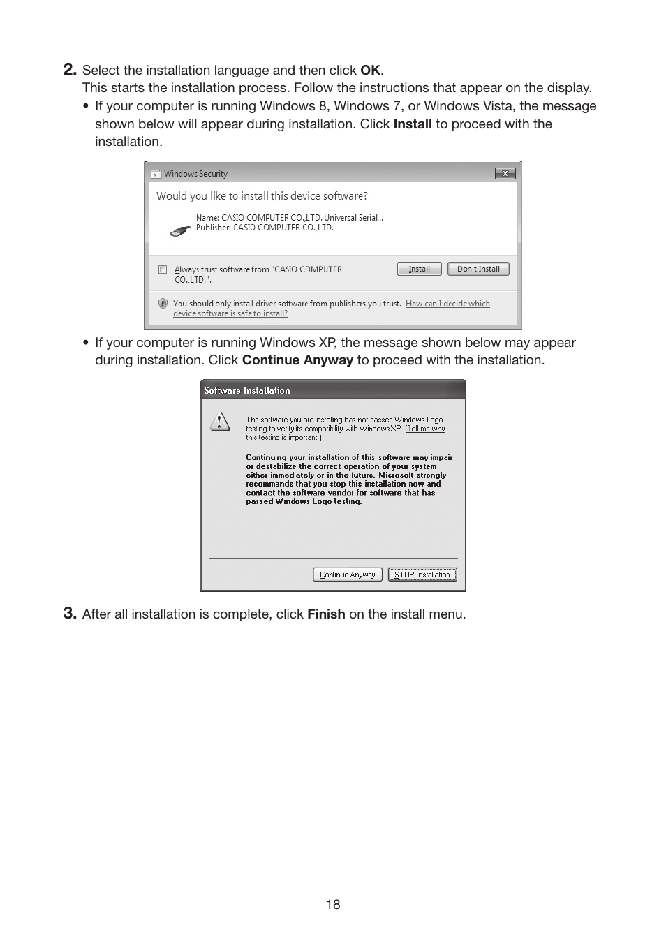 Casio STC-U10 User Manual | Page 19 / 50