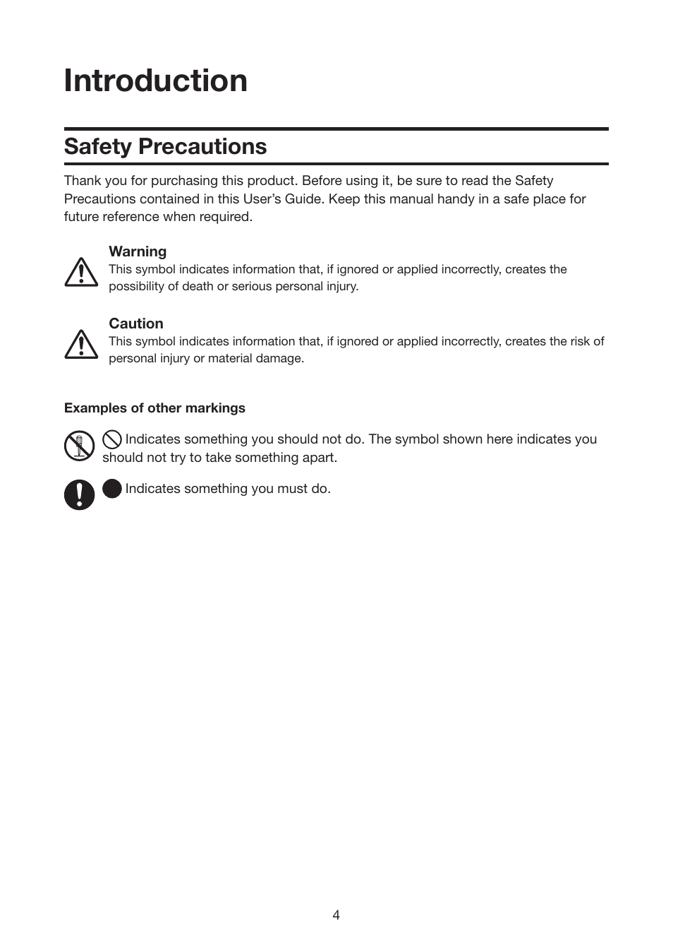 Introduction, Safety precautions | Casio STC-U10 User Manual | Page 5 / 50