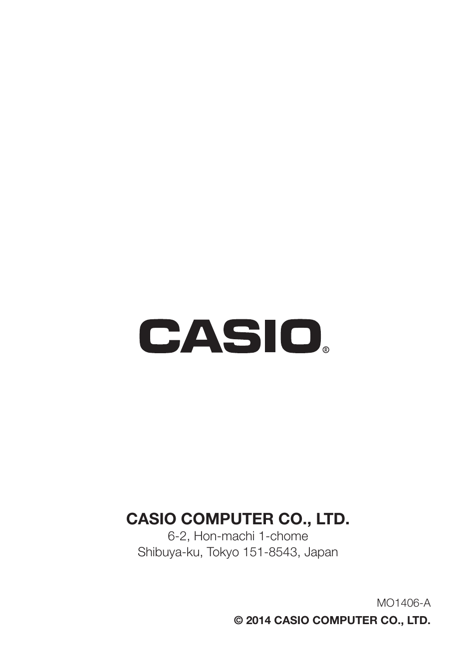 Casio computer co., ltd | Casio STC-U10 User Manual | Page 50 / 50