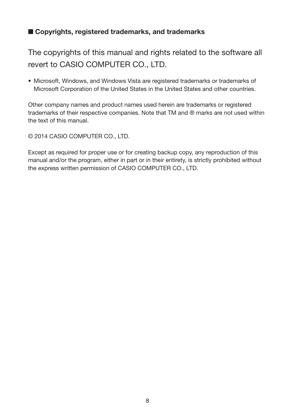 Casio STC-U10 User Manual | Page 9 / 50
