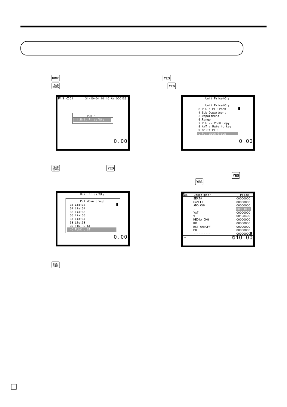 Preparing and using discounts/reductions, Basic operations and setups, Programming discount rate and reduction amount | Casio QT-6000 User Manual | Page 30 / 104