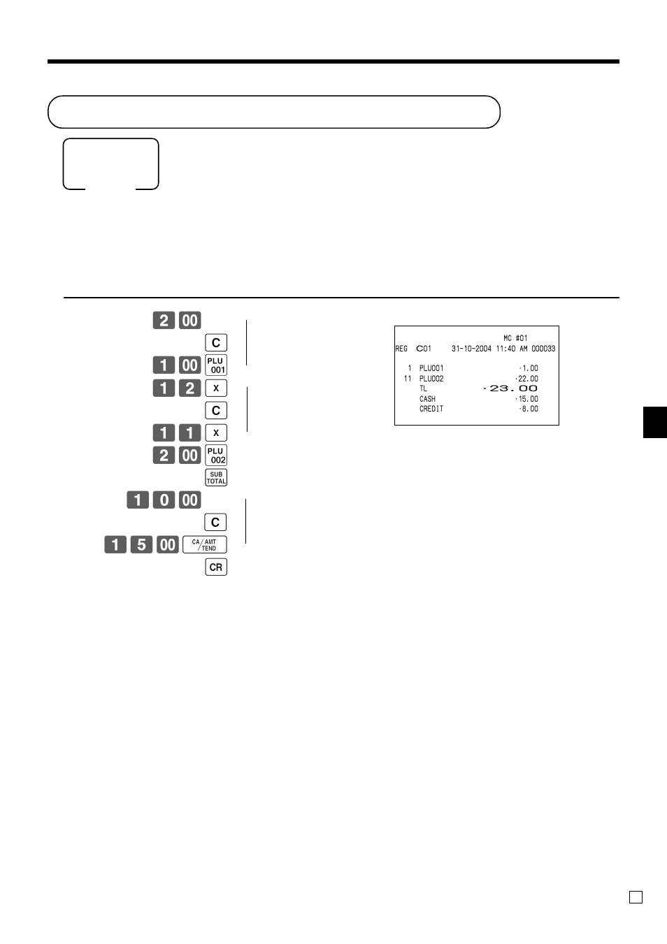 Making corrections in a registration, Basic operations and setups | Casio QT-6000 User Manual | Page 39 / 104