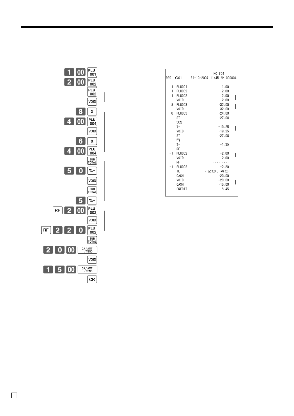 Basic operations and setups | Casio QT-6000 User Manual | Page 40 / 104