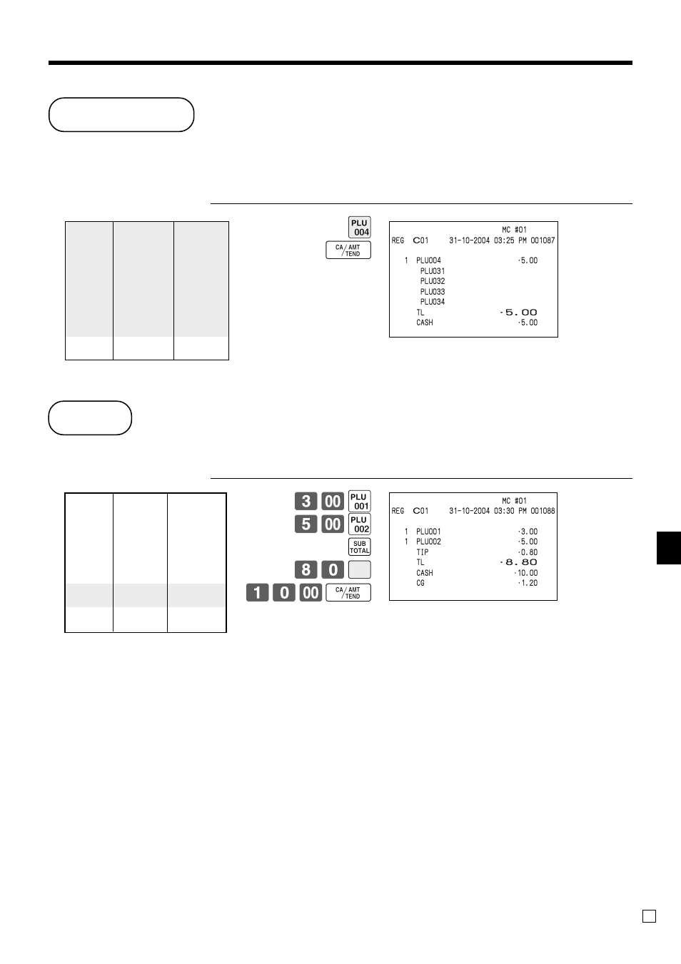 Tips, Set menu, Ad v anced operations | Casio QT-6000 User Manual | Page 59 / 104