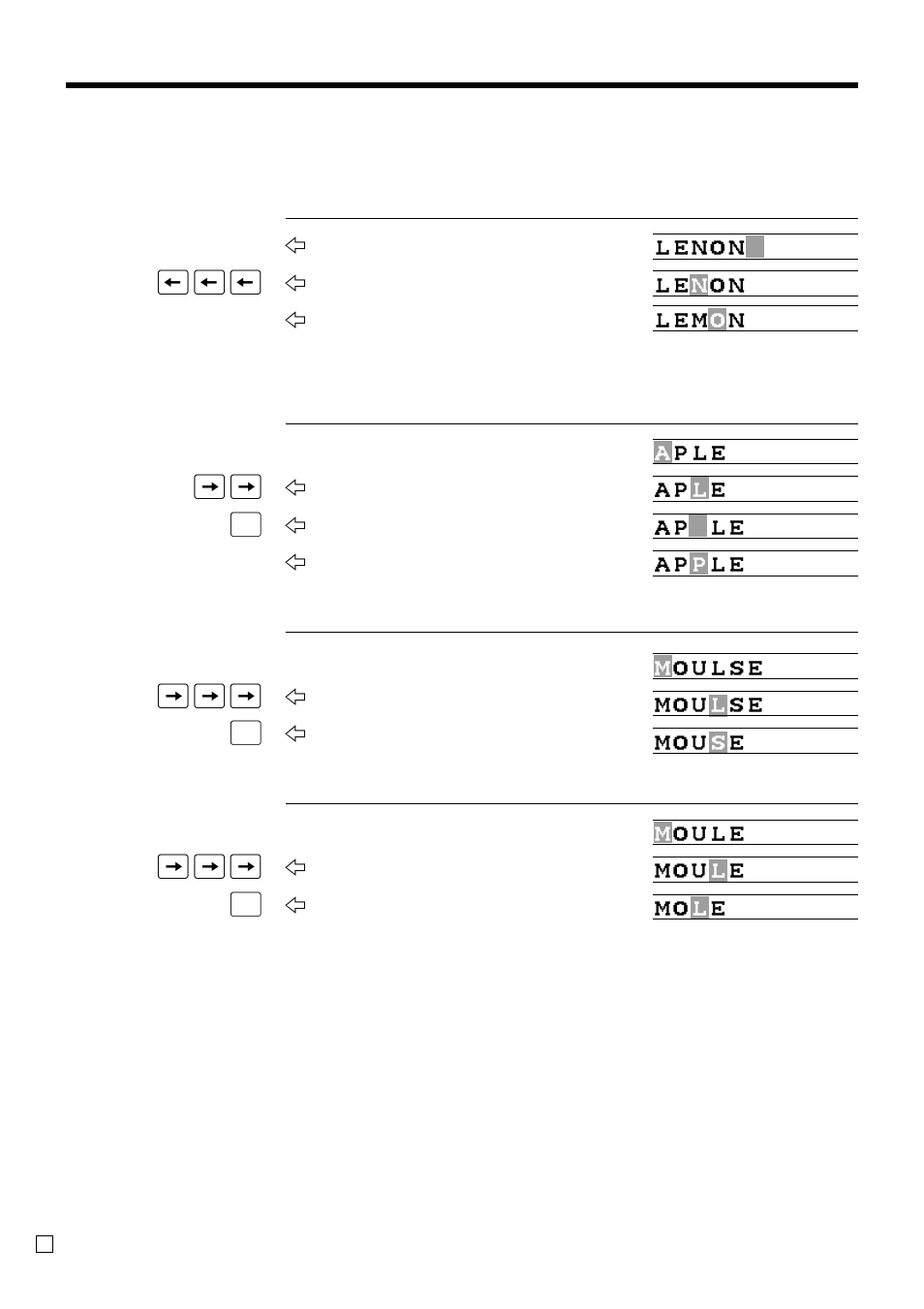 Advanced operations, Lenon le n on lem o n | Casio QT-6000 User Manual | Page 80 / 104