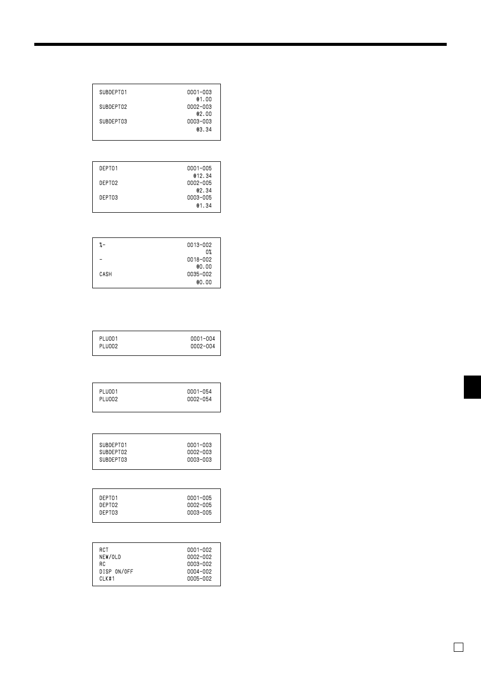 Ad v anced operations, Item descriptor, Qt-6000 user’s manual | Subdepartment unit price, Department unit price, Function key rate/price, Plu 2nd unit price, Subdepartment, Department descriptor, Function key descriptor | Casio QT-6000 User Manual | Page 91 / 104