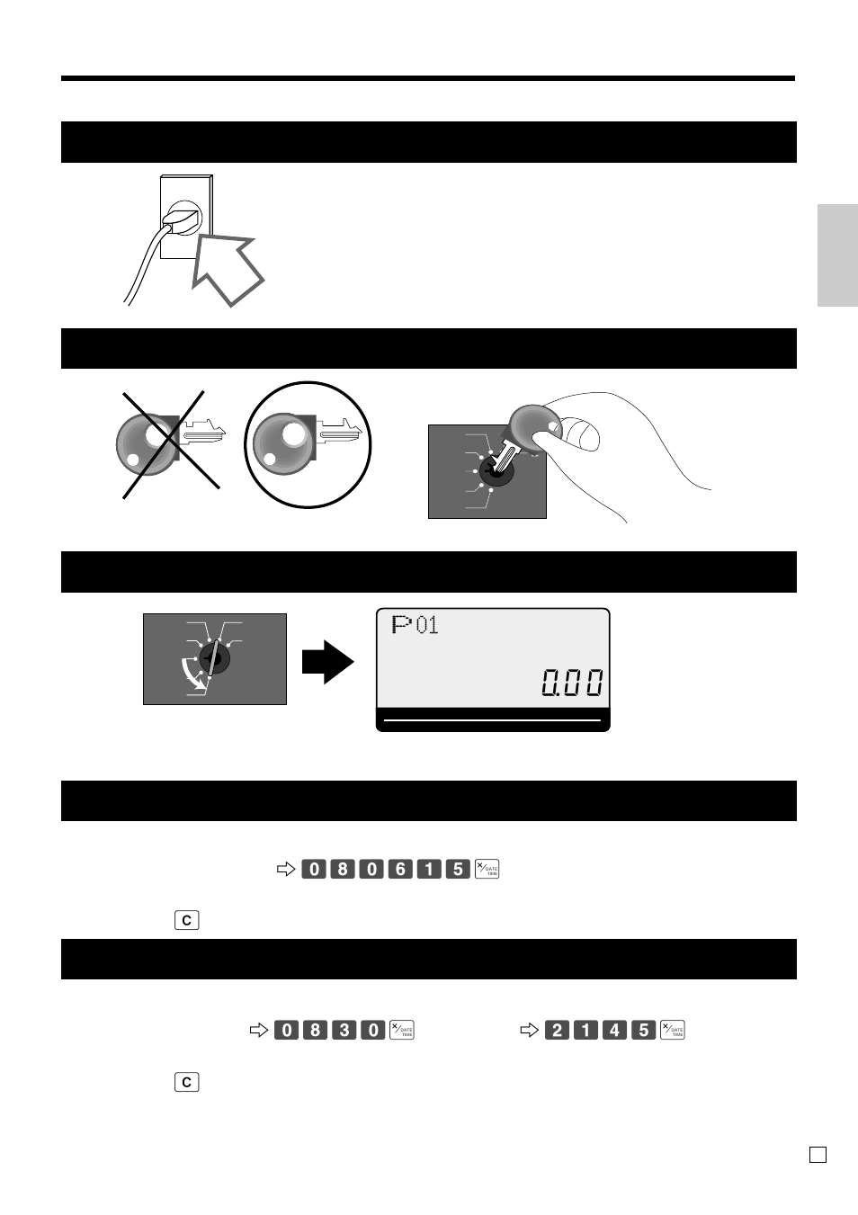 Getting star ted | Casio SE-C300 User Manual | Page 13 / 110