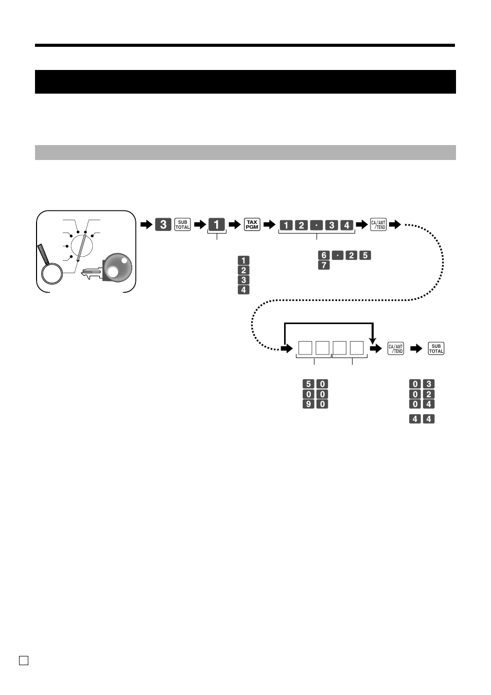 Getting started, Tax table programming, Programming tax calculations | 6a6 6, 6 a 6 s | Casio SE-C300 User Manual | Page 14 / 110