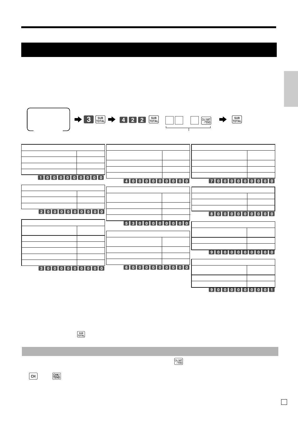 Tax table programming (about special rounding), Getting star ted, Programming special rounding | 63 s 6, S6 s, Programming procedure, Partial tenders (payments): for danisn rounding | Casio SE-C300 User Manual | Page 15 / 110