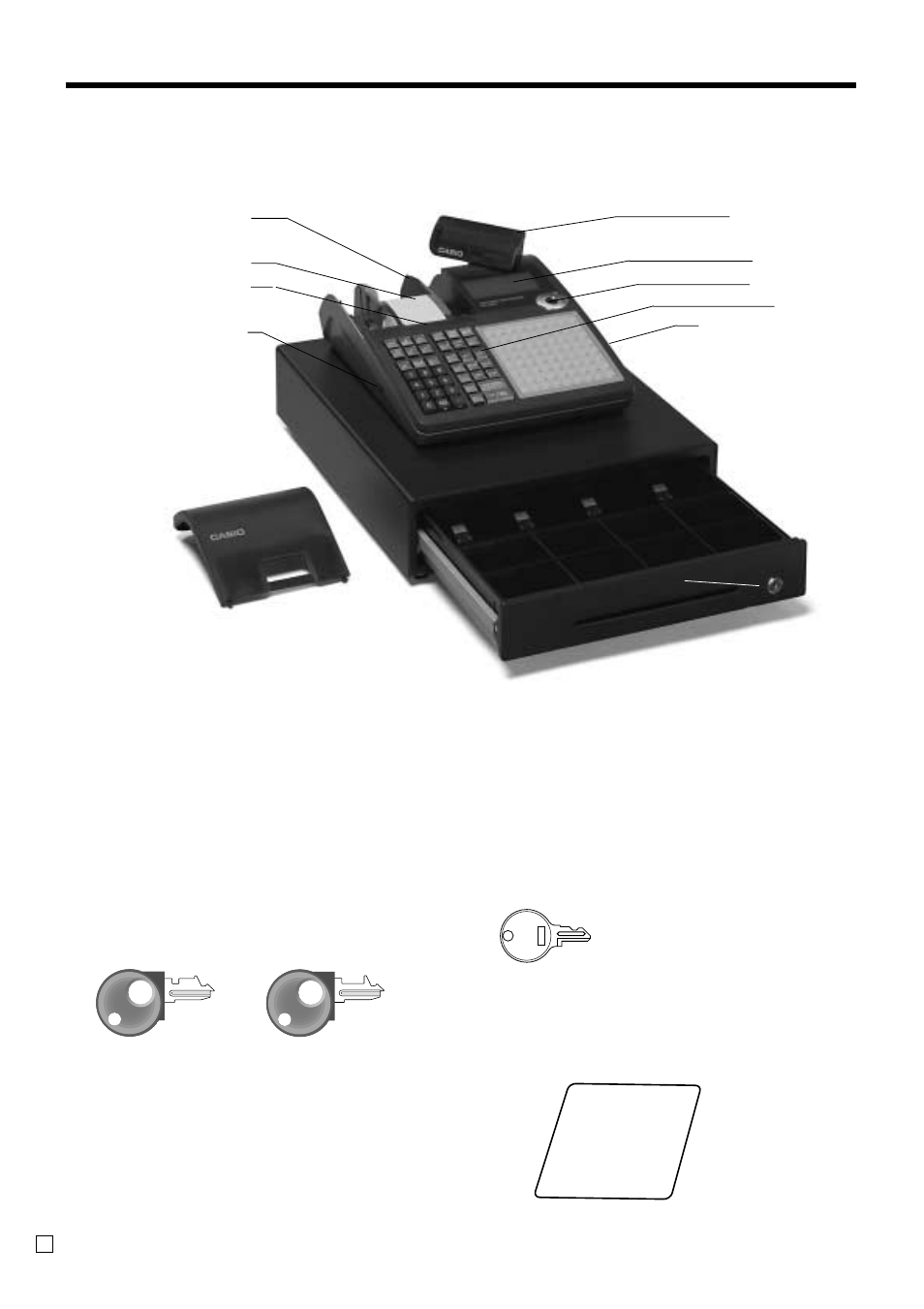 Introducing the register, General guide | Casio SE-C300 User Manual | Page 20 / 110