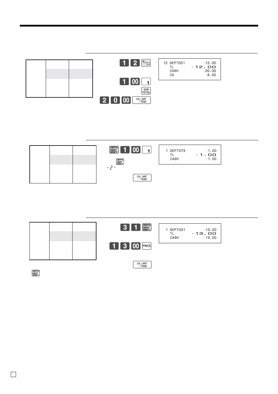 Basic operations and setups, 31 } 13- : f | Casio SE-C300 User Manual | Page 32 / 110