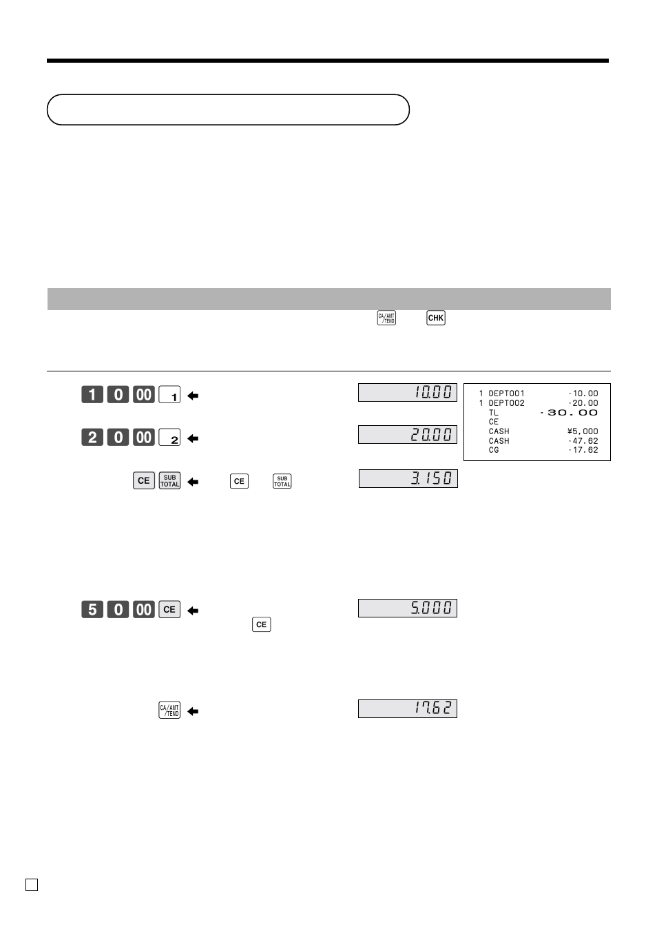 Currency exchange function, Advanced operations and setups, Registering foreign currency | ! 20- " es 50- e a | Casio SE-C300 User Manual | Page 50 / 110