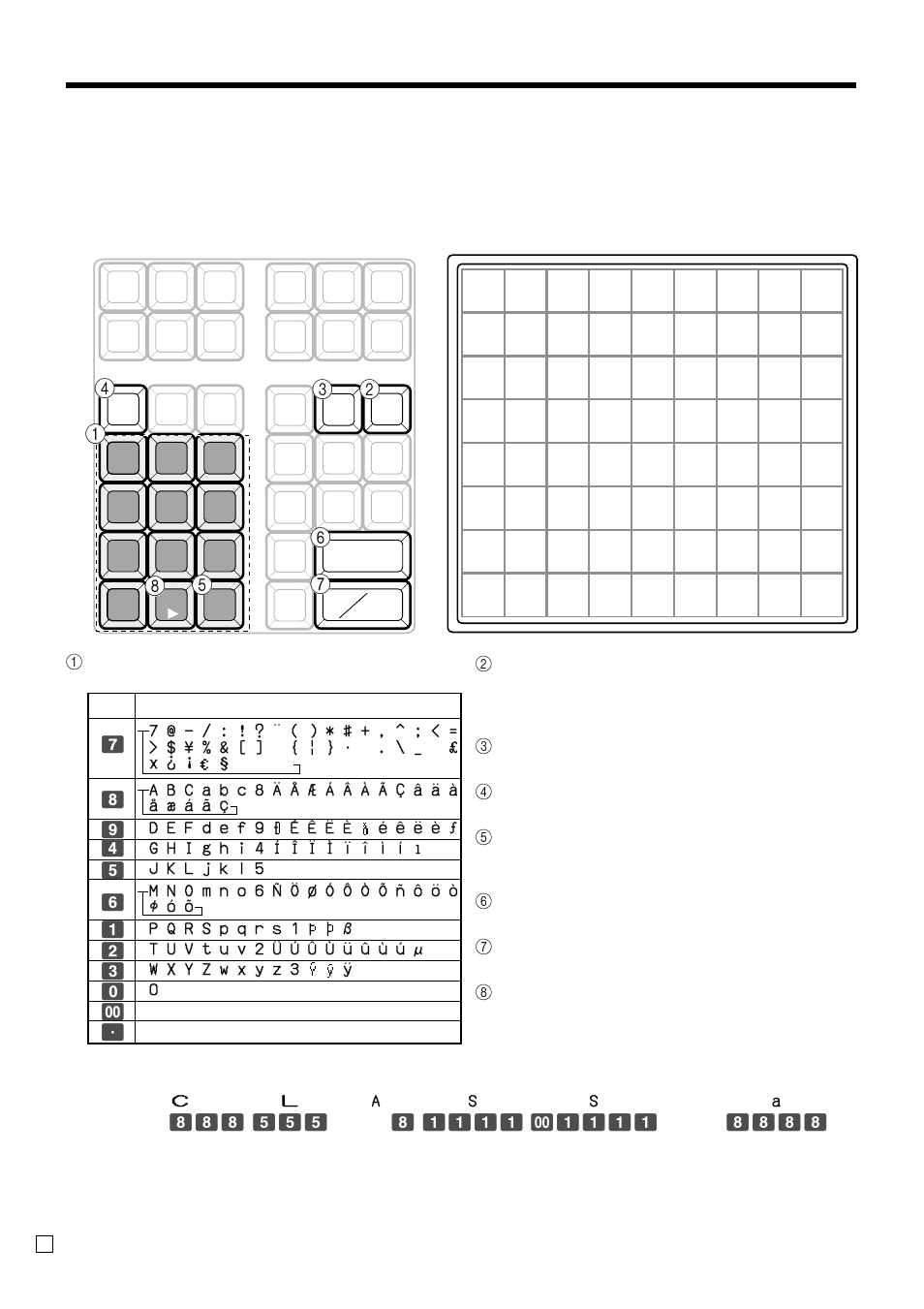 Advanced operations and setups, Entering characters by multi tapping | Casio SE-C300 User Manual | Page 64 / 110