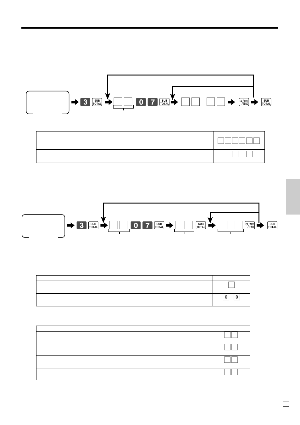 Ad v anced operations and setups, 63 s 6, 07 s 6 | A6 s, Clerk program, 6 a 6 s, Clerk other programming, Clerk number, check number programming | Casio SE-C300 User Manual | Page 85 / 110