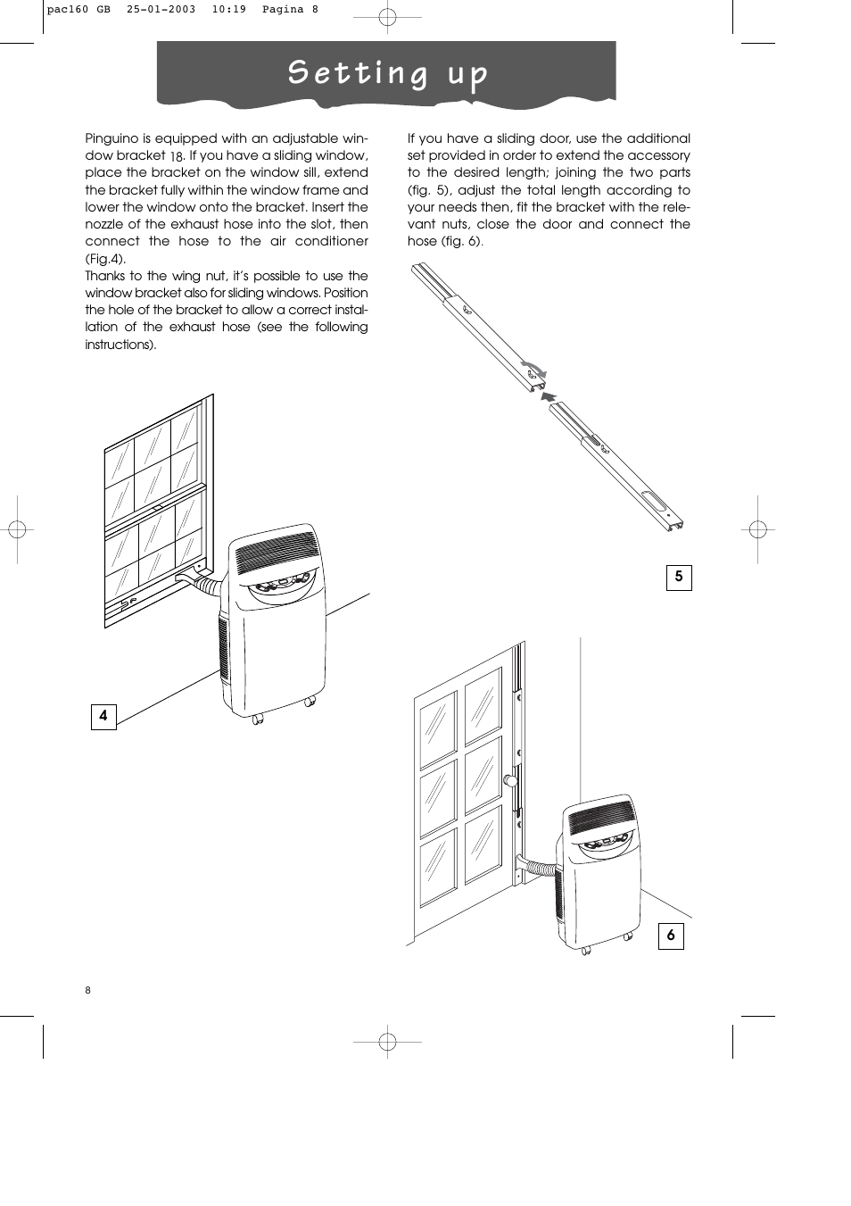 DeLonghi Pinguino PAC 160 User Manual | Page 8 / 18